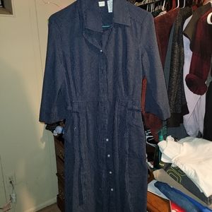 A Button Down Dress